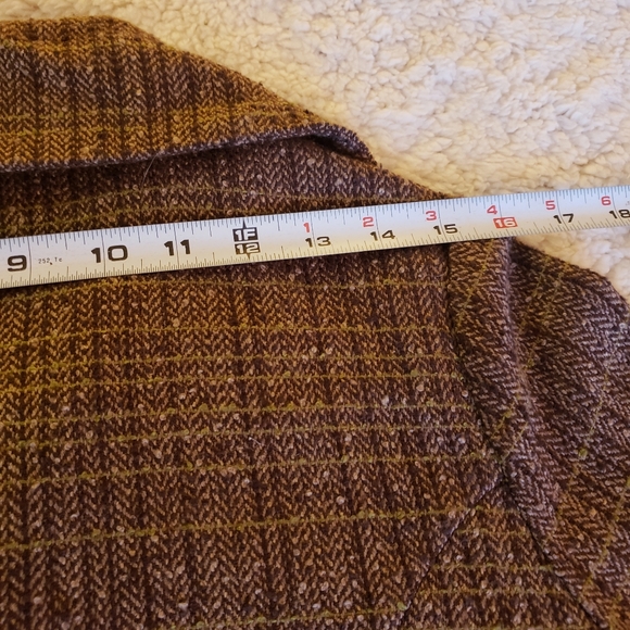 Vintage Swing  flare crop plaid bell sleeve spring … - Picture 7 of 8